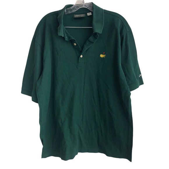 Masters Other - Vintage Masters 60's Two Ply Mercerized 100% Cotton Polo Shirt Men's L Green
